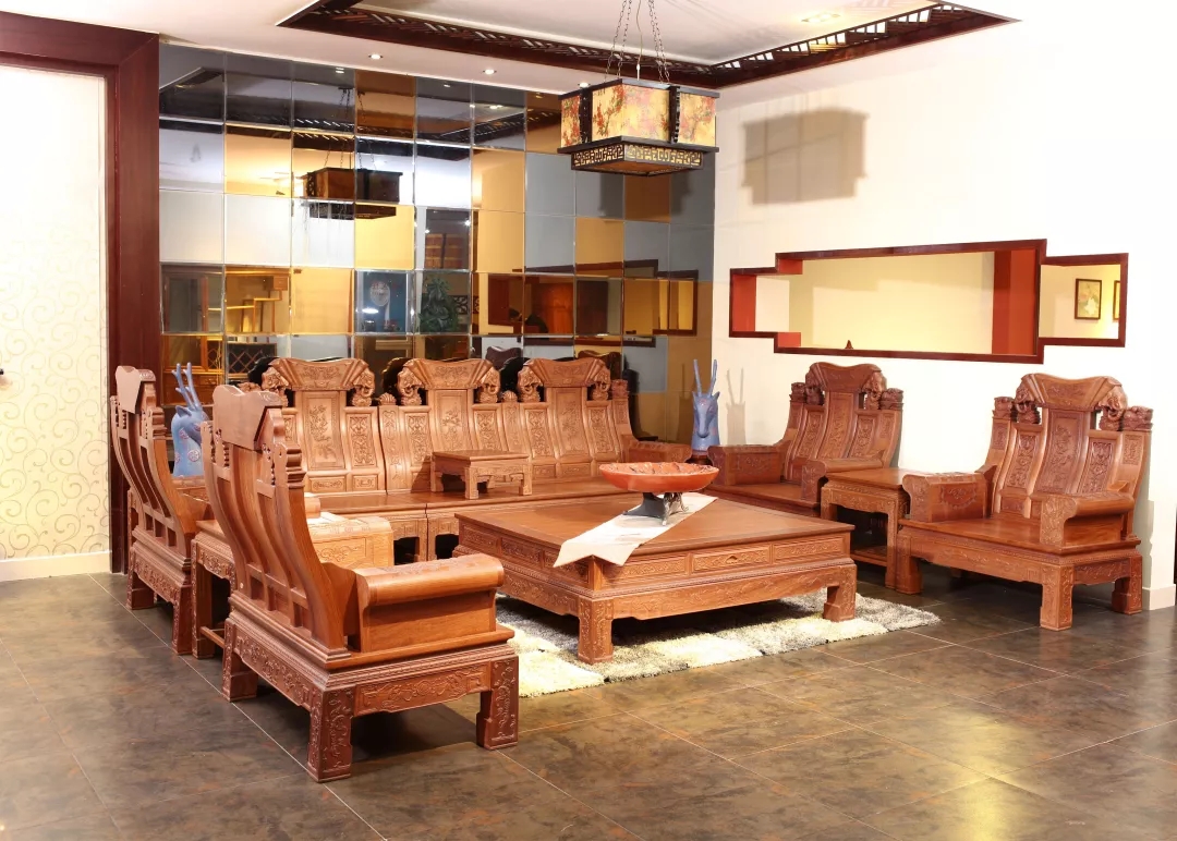 双洋红木：万字沙发（大果）